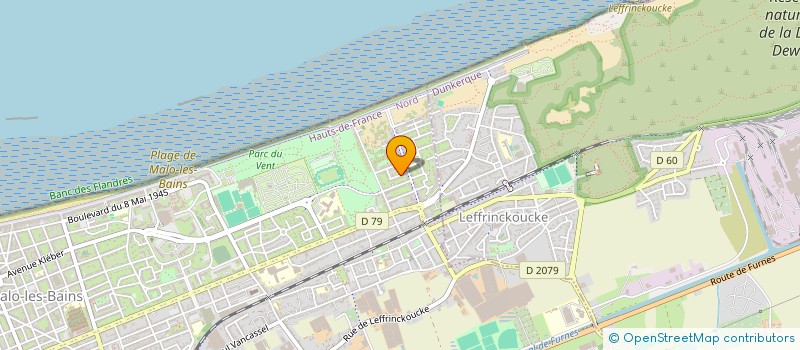 localisation de l'entreprise ASS DEVEL RECHERCHE ACTIVE PROF SANTE à DUNKERQUE