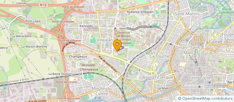 localisation de l'entreprise ASS DEVEL RESSOURCES HUMAINES SANITAIRES à RENNES