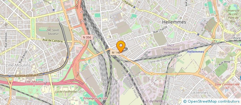 localisation de l'entreprise ASS DEVEL0P REG INITIATIV EXPRES MUSIQUE à LILLE