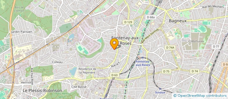 localisation de l'entreprise ASS DEVELO METHOD ACTIV ENS LANGU VIVANT à FONTENAY-AUX-ROSES