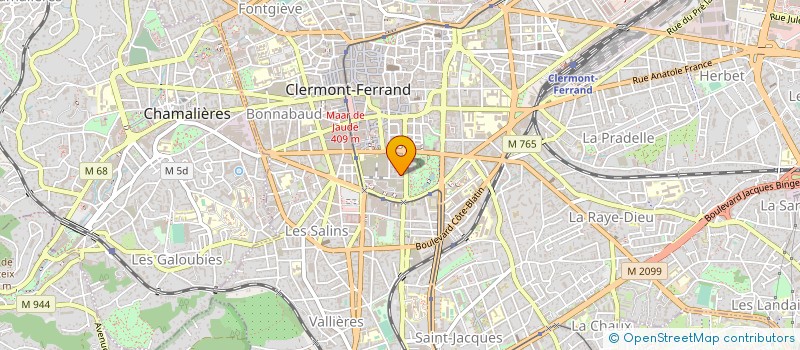 localisation de l'entreprise ASS DEVELO OBSTETRIQUE GYNECOLOGIE AUVER à CLERMONT-FERRAND