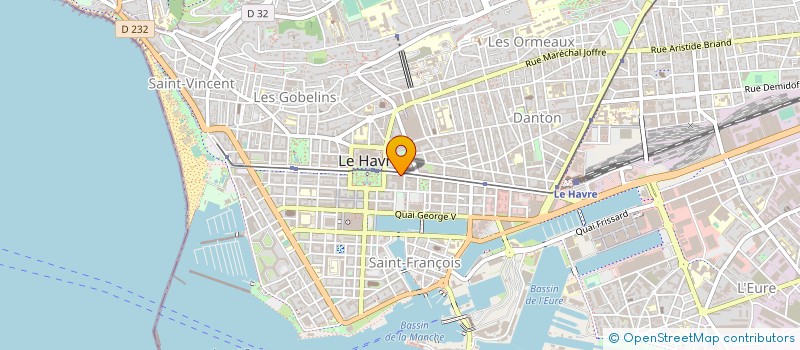 localisation de l'entreprise ASS DEVELO VIE SOCIAL CULTURE AGGLO HAVR à LE HAVRE