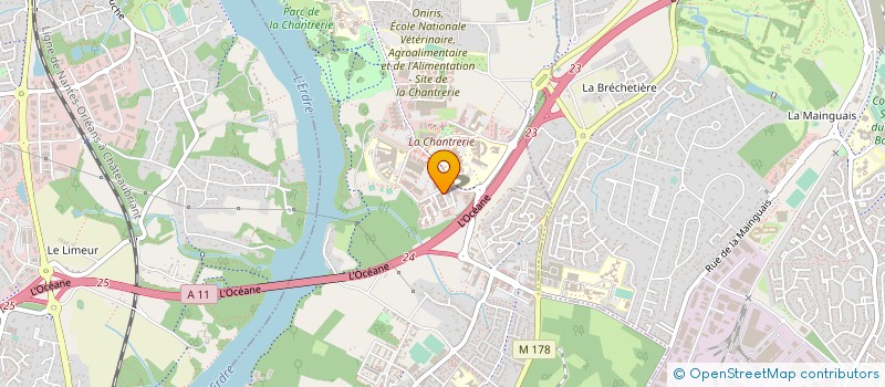 localisation de l'entreprise ASS DEVELOP ACTION CARACTERE HUMANITAIRE à NANTES