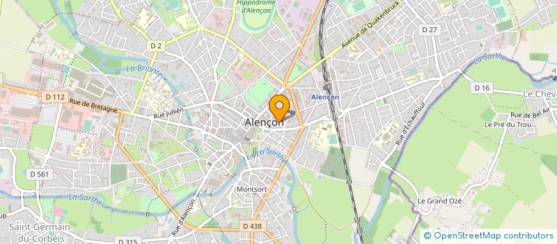 localisation de l'entreprise ASS DEVELOP ACTIV SPORT ET CUL à ALENCON