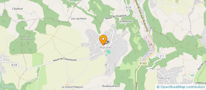 localisation de l'entreprise ASS DEVELOP ACTIVITES EXTRA SCOLAIRES à MAUBEC