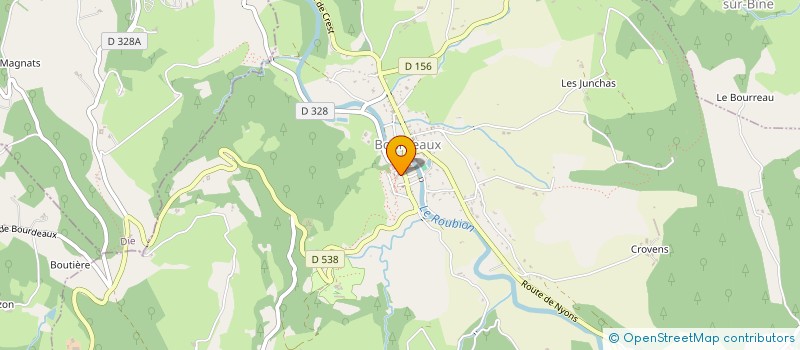 localisation de l'entreprise ASS DEVELOP ACTIVITES SOCIALES SCOLAIRES à BOURDEAUX