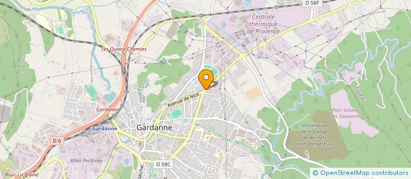 localisation de l'entreprise ASS DEVELOP ACTUALISATION KINESITHERAPIE à GARDANNE