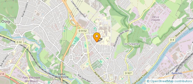 localisation de l'entreprise ASS DEVELOP AIDE MED URGENTE VAL D'OISE à PONTOISE