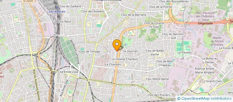 localisation de l'entreprise ASS DEVELOP APICULTURE EN REGION CENTRE à ORLEANS