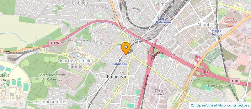 localisation de l'entreprise ASS DEVELOP APPRENT SCIEN TECHN VIVANT à PALAISEAU