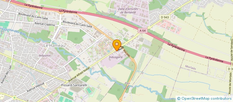 localisation de l'entreprise ASS DEVELOP APPRENTIS INDUSTRIEL ADOUR à PAU