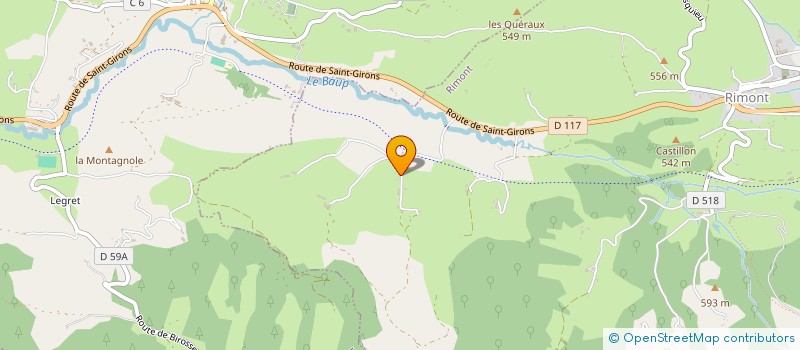 localisation de l'entreprise ASS DEVELOP ARIEGE MUSIQUE INNOVA ADAGIO à RIMONT