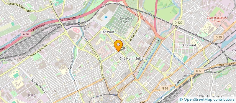 localisation de l'entreprise ASS DEVELOP ASSISTANCE CONSEIL  MULHOUSE