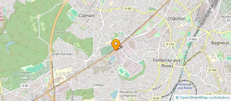 localisation de l'entreprise ASS DEVELOP COMMUNICAT COURANT PORTEUR à CLAMART
