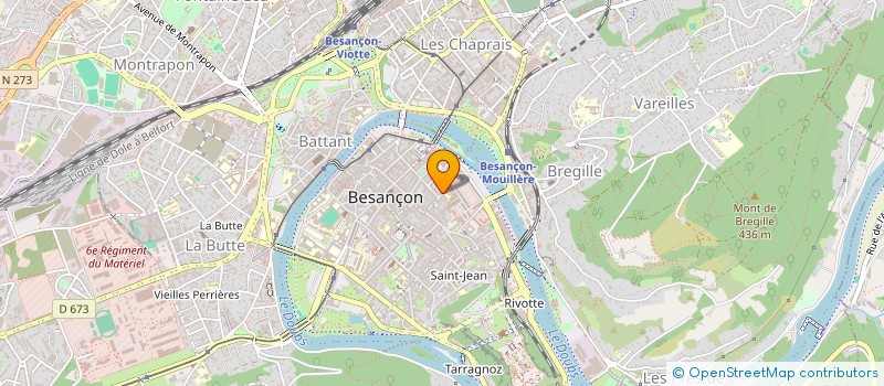 localisation de l'entreprise ASS DEVELOP CONVERGENCES ECOLOGIE SOLIDA  BESANCON