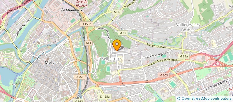 localisation de l'entreprise ASS DEVELOP DES ACTIONS CULTUR SOCIALES à METZ