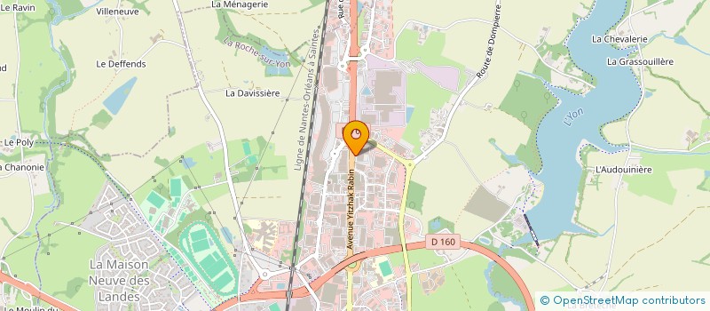 localisation de l'entreprise ASS DEVELOP ECOLE AGRICOL LES ETABLIERES à LA ROCHE-SUR-YON