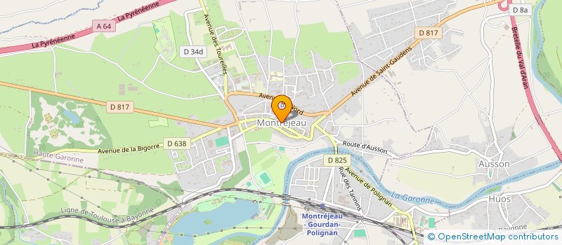 localisation de l'entreprise ASS DEVELOP ECONOMIQUE MONTREJEAU  MONTREJEAU