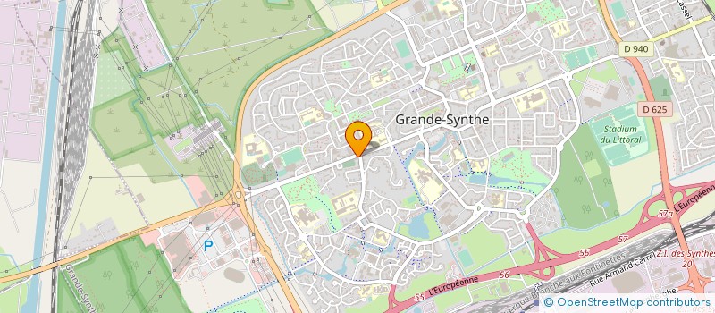localisation de l'entreprise ASS DEVELOP ECONOMIQUE SOCIAL CULTUREL à GRANDE-SYNTHE