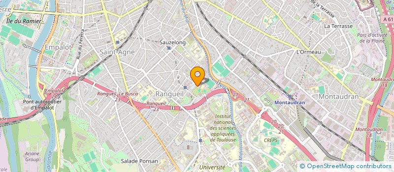 localisation de l'entreprise ASS DEVELOP ENFANT ADOSLES ARC EN CIEL  TOULOUSE