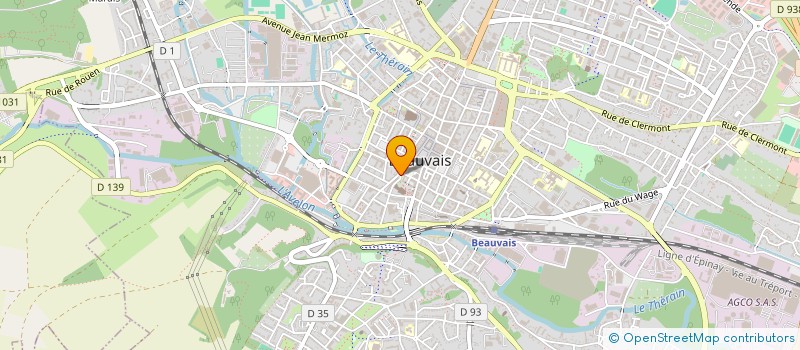 localisation de l'entreprise ASS DEVELOP ENS SCIENCES TECH INFORMATIV  BEAUVAIS