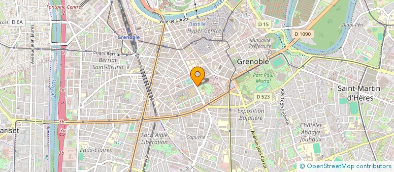 localisation de l'entreprise ASS DEVELOP ENSEIGNE MUSICALE ADULTES  GRENOBLE