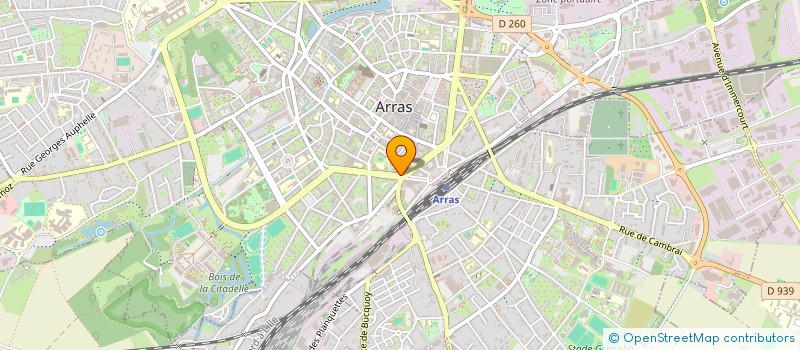 localisation de l'entreprise ASS DEVELOP ENSEIGNE RELIGIEUX à ARRAS