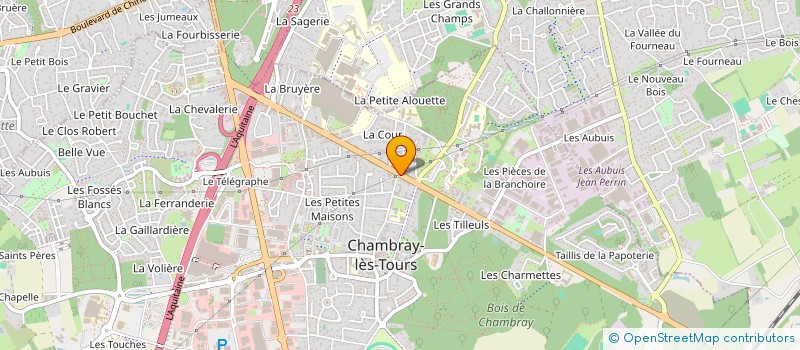 localisation de l'entreprise ASS DEVELOP ENSEIGNEM RECHERCHE MEDICALE  CHAMBRAY-LES-TOURS