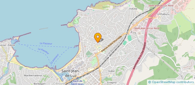 localisation de l'entreprise ASS DEVELOP ENTREPRISES ADOUR à SAINT-JEAN-DE-LUZ