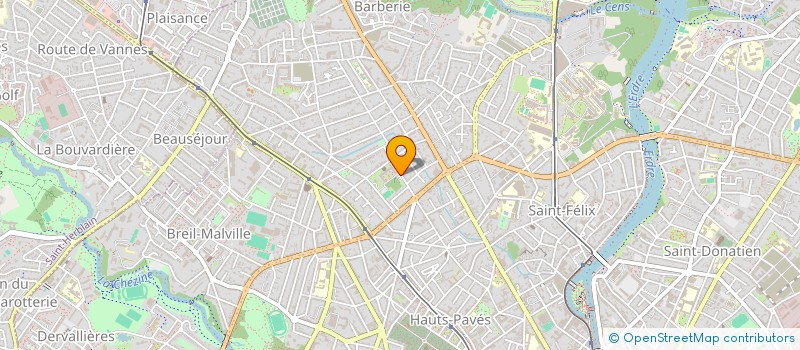 localisation de l'entreprise ASS DEVELOP EQUIP RELIGIEUX DE LA ADERLA à NANTES