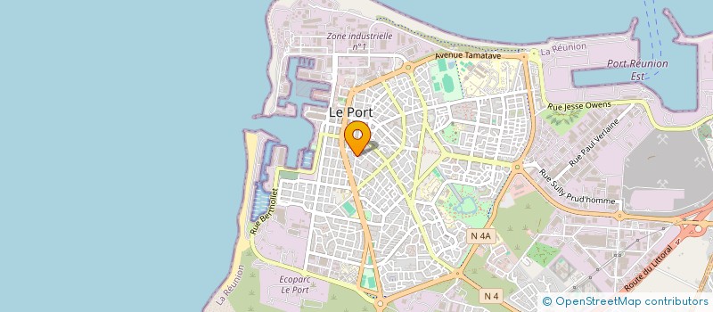 localisation de l'entreprise ASS DEVELOP ET AVENIR DE LA REUNION à LE PORT