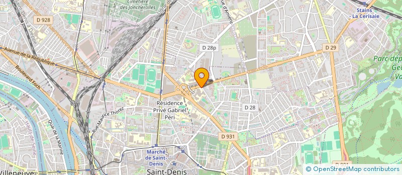 localisation de l'entreprise ASS DEVELOP FORMATION SUP ALTERNANCE à SAINT-DENIS