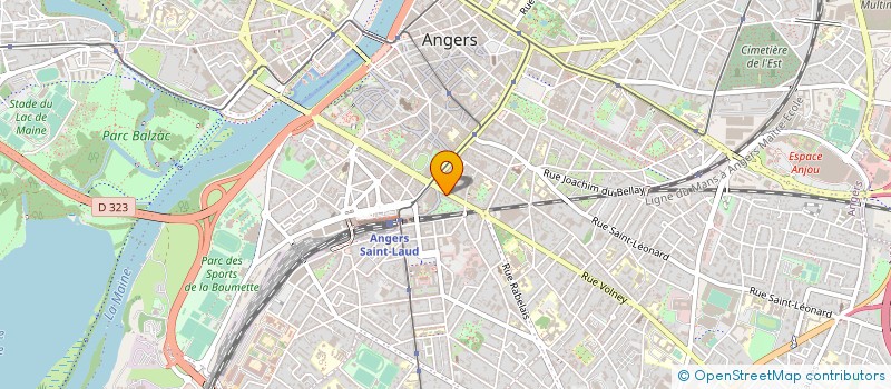 localisation de l'entreprise ASS DEVELOP GENERATION ECOLOGIE 49 à ANGERS