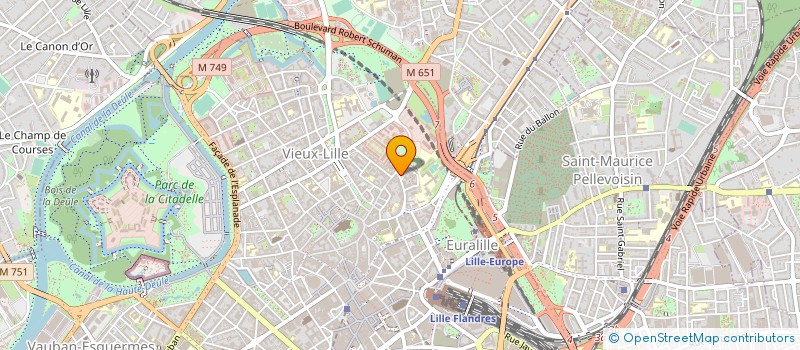 localisation de l'entreprise ASS DEVELOP GYMNASTIQUE FEMININE à LILLE