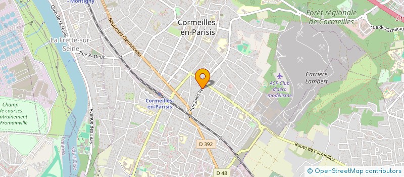 localisation de l'entreprise ASS DEVELOP INSTRUCTION FORMATION EDUCATION à CORMEILLES-EN-PARISIS