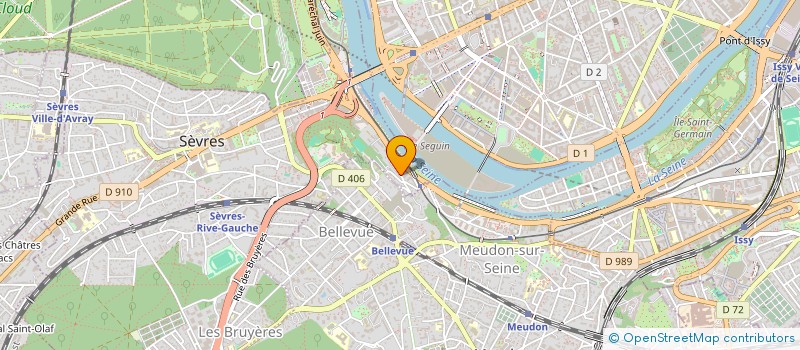 localisation de l'entreprise ASS DEVELOP LOISIR SPORT JEUNE HANDICAP MENT à SEVRES
