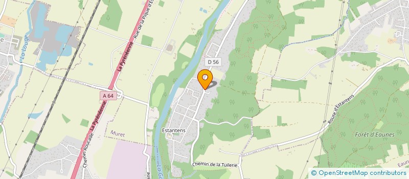 localisation de l'entreprise ASS DEVELOP.LOISIRS ANIMATION ESTANTENS  MURET