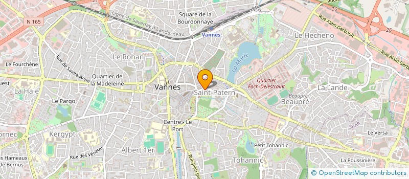 localisation de l'entreprise ASS DEVELOP PROTECTION CIVILE MORBIHAN à VANNES