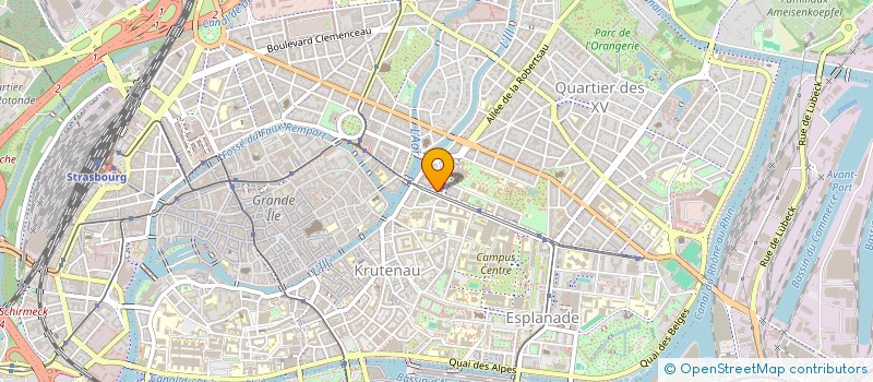localisation de l'entreprise ASS DEVELOP RADIO ILLKIRCH GRAFF ENVIRON à STRASBOURG