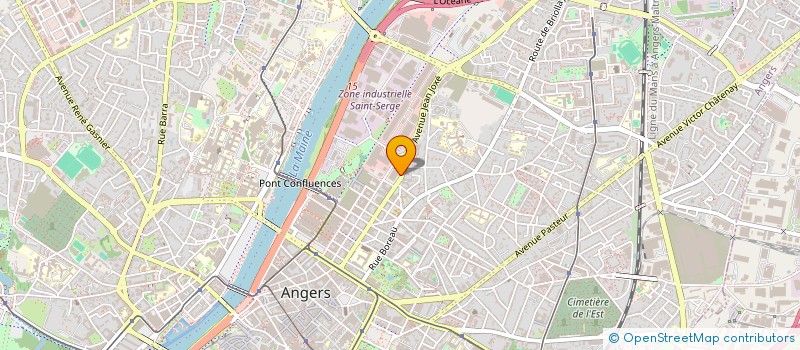 localisation de l'entreprise ASS DEVELOP RECHERCH APPLIQUEE FORMATION à ANGERS