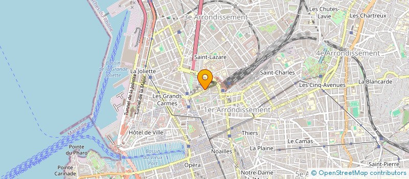 localisation de l'entreprise ASS DEVELOP RECHERCH ETUDES SOCIO ECONOM  MARSEILLE