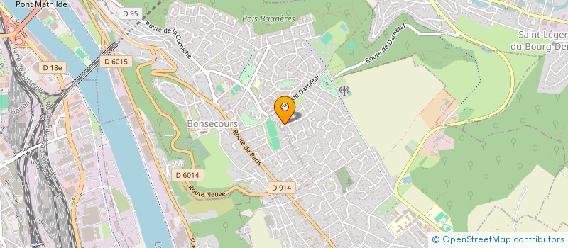 localisation de l'entreprise ASS DEVELOP STRUCT ACCUEIL LOISIR ENFANC  LE MESNIL-ESNARD