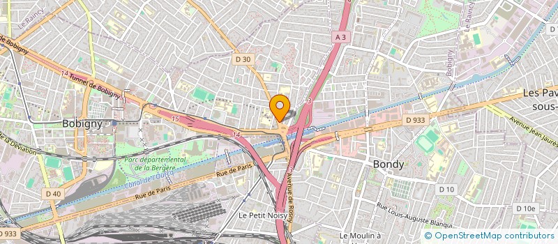 localisation de l'entreprise ASS DEVELOP TECHNIQUES AUDIOVISUELCOMMU à BOBIGNY