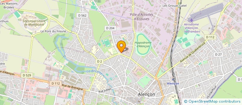 localisation de l'entreprise ASS DEVELOP TELECOM DEPAR ORNE à ALENCON