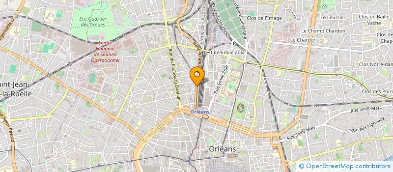 localisation de l'entreprise ASS DEVELOP TELECOMMUNICATION TELEMATIQU à ORLEANS