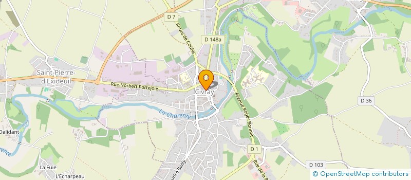 localisation de l'entreprise ASS DEVELOP TOURISME EN PAYS CIVRAISIEN  CIVRAY