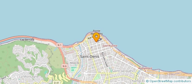 localisation de l'entreprise ASS DEVELOP TRAVAIL PENAL REINSER DETENU à SAINT-DENIS