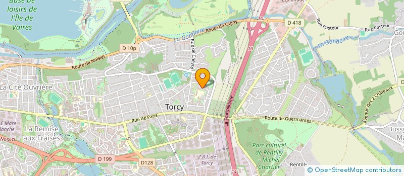 localisation de l'entreprise ASS DEVELOP VEHICULES ELECTRI ELECTRO  TORCY