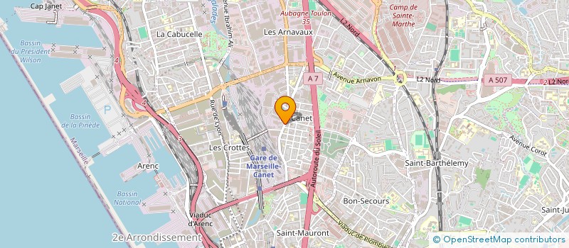 localisation de l'entreprise ASS DEVELOPP BADJINI COMORES FRANCE à MARSEILLE
