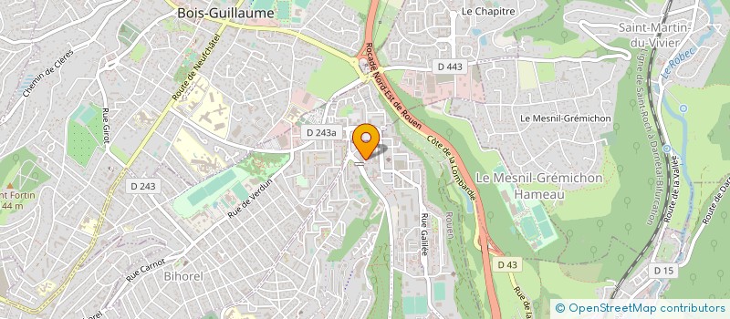 localisation de l'entreprise ASS DEVELOPP ECONOM SOCIAL CHATELET LOMB à ROUEN